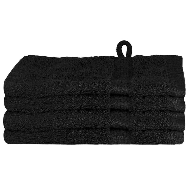 Vidaxl gastendoek solund 4 st zwart 15 x 21 cm 550 gsm