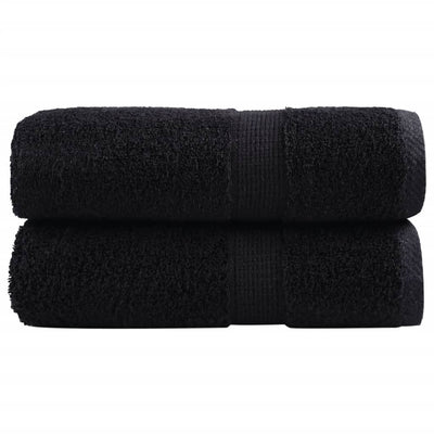 Vidaxl gastendoekjes solund 2 st 600 g m² 30x50 cm zwart