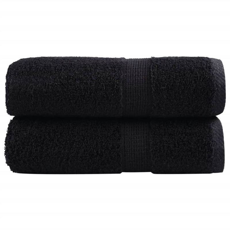 Vidaxl gastendoekjes solund 2 st 600 g m² 30x50 cm zwart