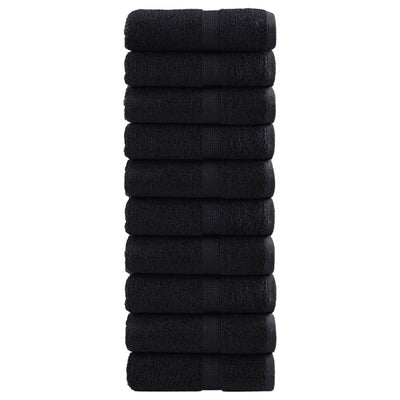 Vidaxl gastendoekjes solund 10 st 600 g m² 30x50 cm zwart