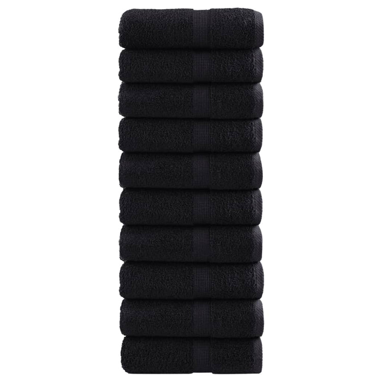 Vidaxl gastendoekjes solund 10 st 600 g m² 30x50 cm zwart
