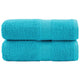 Vidaxl gastendoekjes solund 2 st 600 g m² 30x50 cm turquoise