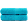 Vidaxl badhanddoeken solund 2 st 600 g m² 70x140 cm turquoise
