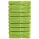 Vidaxl saunadoeken solund 10 st 600 g m² 80x200 cm appelgroen