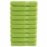 Vidaxl saunadoeken solund 10 st 600 g m² 80x200 cm appelgroen - afbeelding 2