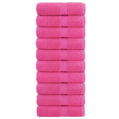 Vidaxl gastendoekjes solund 10 st 600 g m² 30x30 cm roze