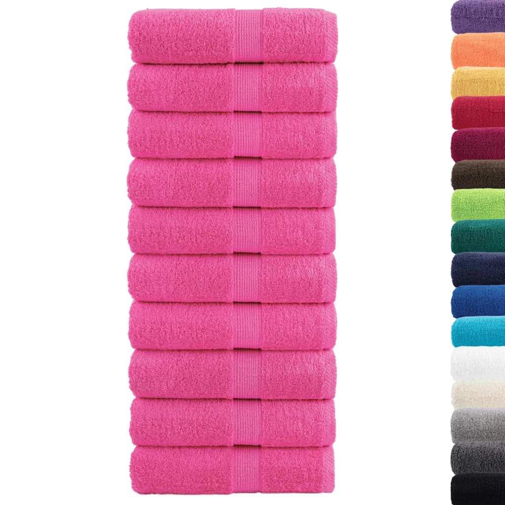 Vidaxl gastendoekjes solund 10 st 600 g m² 30x30 cm roze