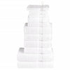 Vidaxl 12-delige handdoekenset solund 600 g m² wit