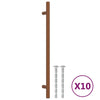 Vidaxl handvatten 10 st 224 mm roestvrij staal bronskleurig