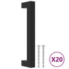 Vidaxl handvatten 20 st 128 mm roestvrij staal zwart