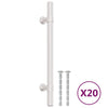 Vidaxl handvatten 20 st 128 mm roestvrij staal zilverkleurig