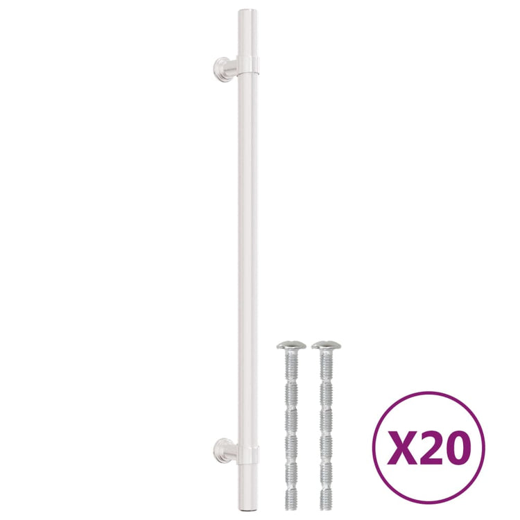 Vidaxl handvatten 20 st 224 mm roestvrij staal zilverkleurig