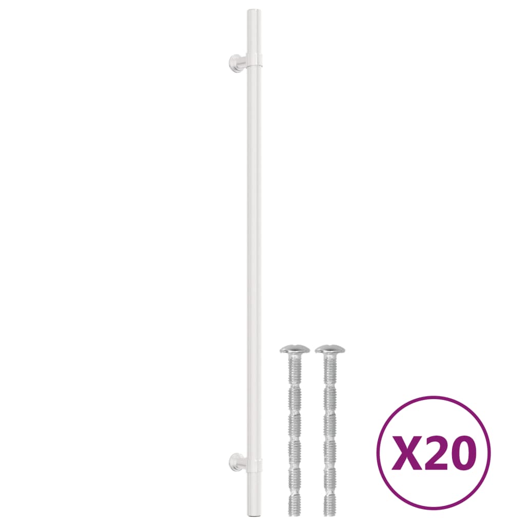Vidaxl handvatten 20 st 320 mm roestvrij staal zilverkleurig