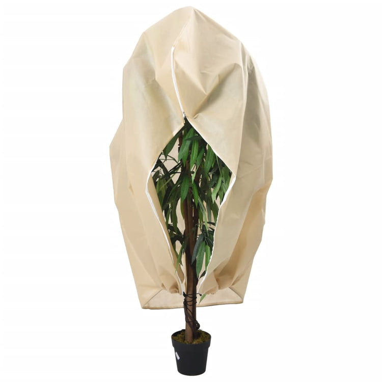 Vidaxl plantenhoezen met ritssluiting 2 st 70 g m² 1,55x1,55 m