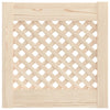 Vidaxl kastdeuren met latwerk 2 st 39,5x39,5 cm massief grenenhout