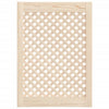 Vidaxl kastdeuren met latwerk 2 st 49,5x69 cm massief grenenhout