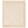 Vidaxl kastdeuren met latwerk 2 st 59,5x69 cm massief grenenhout
