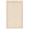 Vidaxl kastdeuren met latwerk 2 st 59,5x99 cm massief grenenhout