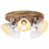 Vidaxl plafondlamp 25 w e27 50x50x25 cm wit - afbeelding 1
