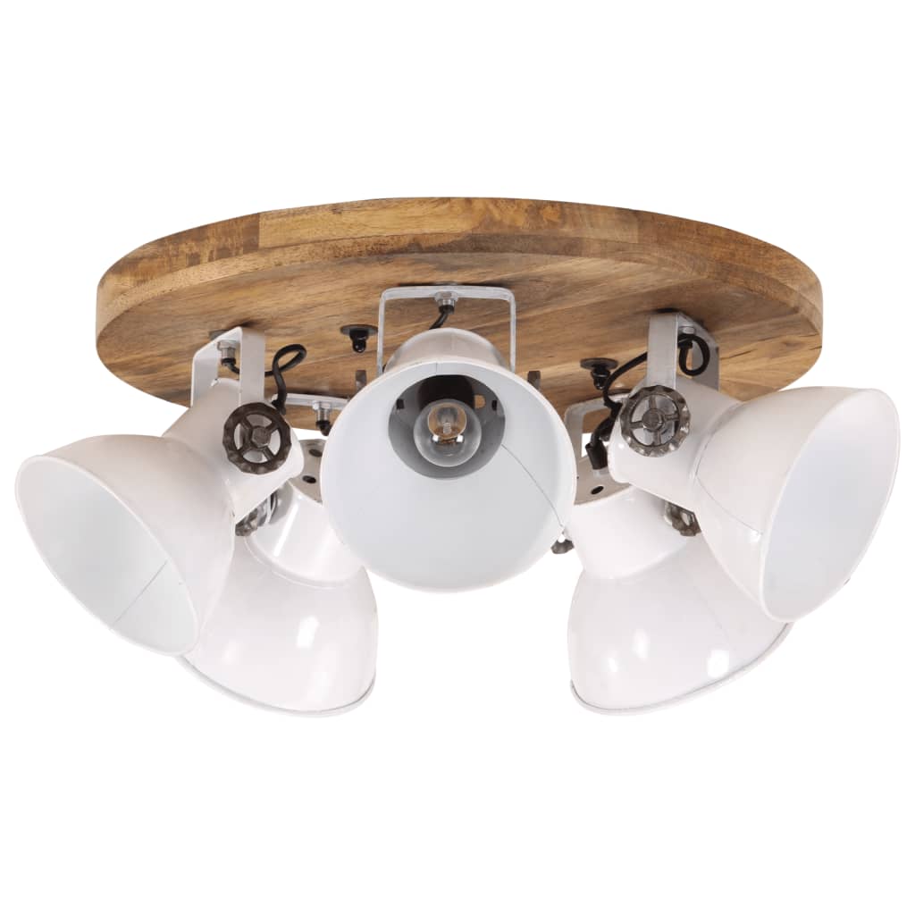 Vidaxl plafondlamp 25 w e27 50x50x25 cm wit