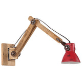 Vidaxl wandlamp 25 w e27 96x15x20 cm verweerd rood - afbeelding 2