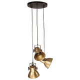 Vidaxl hanglamp 25 w e27 30x30x100 cm antiek messingkleurig - afbeelding 3