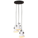 Vidaxl hanglamp 25 w e27 30x30x100 wit - afbeelding 1