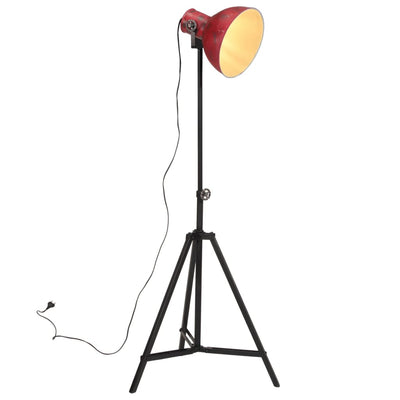 Vidaxl vloerlamp 25 w e27 61x61x90 150 cm verweerd rood