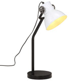Vidaxl bureaulamp 25 w e27 17x17x60 cm wit - afbeelding 1