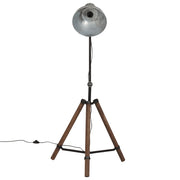 Vidaxl vloerlamp 25 w e27 75x75x90-150 cm vintage zilverkleurig - afbeelding 3