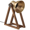 Vidaxl bureaulamp 25 w e27 30x17x40 cm antiek messingkleurig