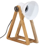 Vidaxl bureaulamp 25 w e27 30x17x40 cm wit - afbeelding 2