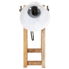 Vidaxl bureaulamp 25 w e27 30x17x40 cm wit