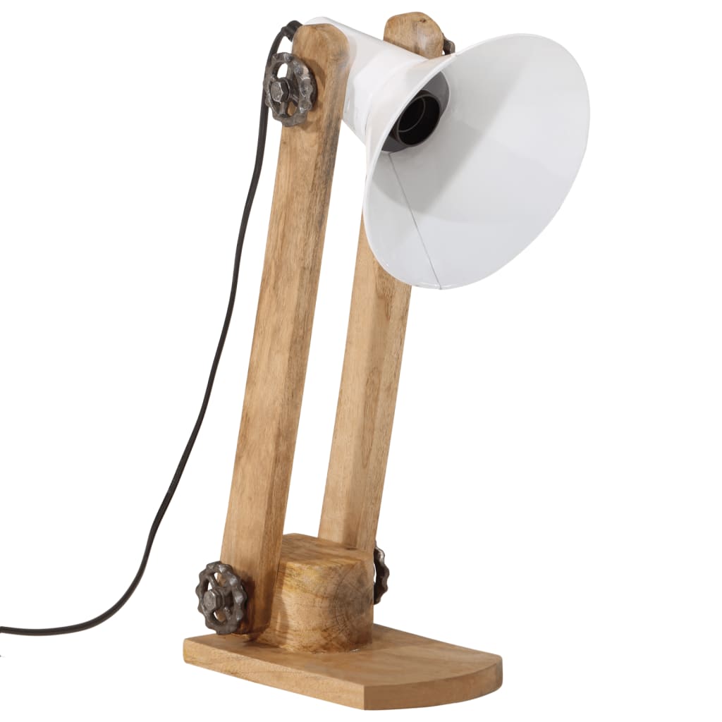 Vidaxl bureaulamp 25 w e27 23x13x52 cm wit