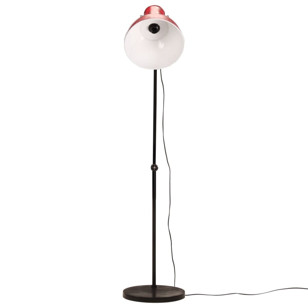 Vidaxl vloerlamp 25 w e27 150 cm verweerd rood