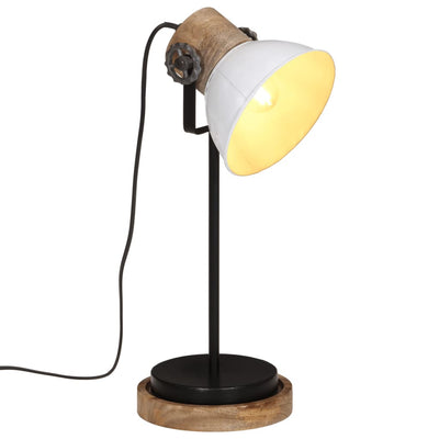 Vidaxl bureaulamp 25 w e27 17x17x50 cm wit