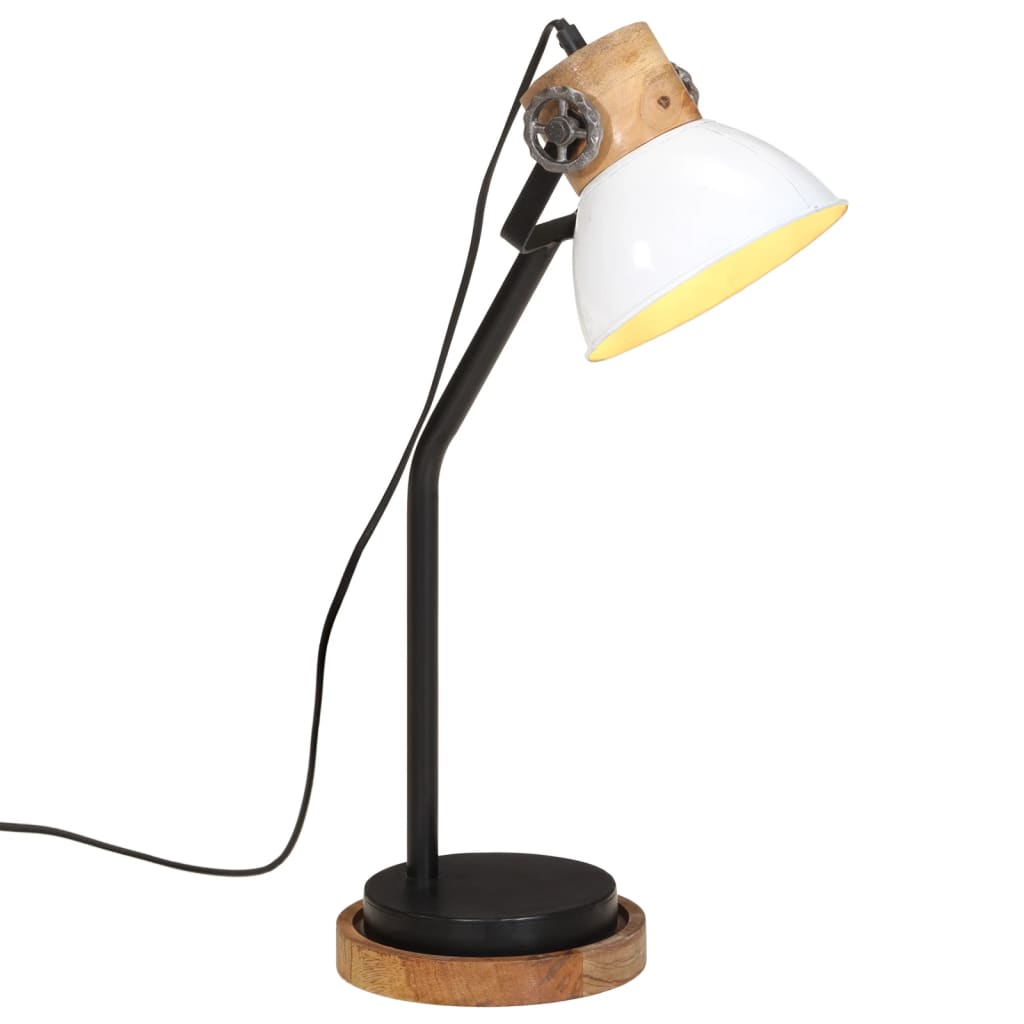 Vidaxl bureaulamp 25 w e27 18x18x60 cm wit