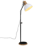 Vidaxl vloerlamp 25 w e27 30x30x100-150 cm wit - afbeelding 1