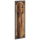 Vidaxl kapstok 35x8x110 cm massief ruw mangohout