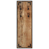 Vidaxl kapstok 35x8x110 cm massief ruw mangohout