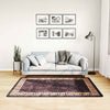 Vidaxl vloerkleed wasbaar anti-slip 120x170 cm zwart en goudkleurig