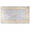 Vidaxl vloerkleed wasbaar anti-slip 150x230 cm grijs en goudkleurig