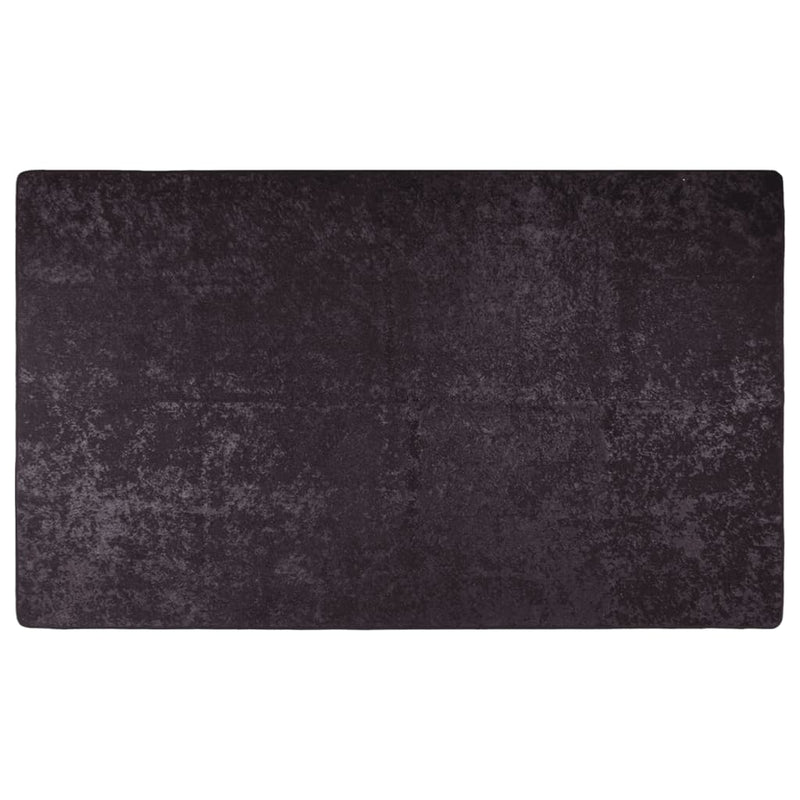 Vidaxl vloerkleed wasbaar anti-slip 150x230 cm antracietkleurig
