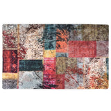 Vidaxl vloerkleed wasbaar anti-slip 120x170 cm patchwork meerkleurig - afbeelding 2