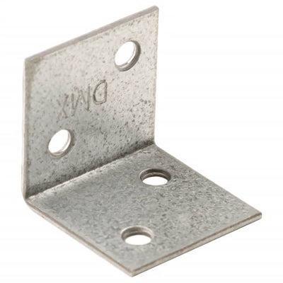 Vidaxl hoekbeugels 150 stuks 30x25x30 mm gegalvaniseerd staal 2 mm dik