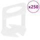Vidaxl nivelleerklemmen voor tegels 250 st 1,5 mm