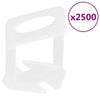 Vidaxl nivelleerklemmen voor tegels 2500 st 2 mm