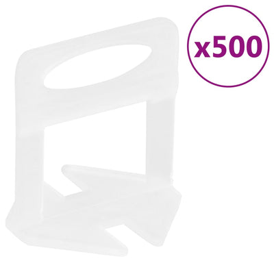 Vidaxl nivelleringssysteem voor tegels 250 wiggen 500 klemmen 1,5 mm