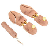 Vidaxl schoenspanner met schoenlepel eu 38-39 massief cederhout - afbeelding 3