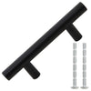 Vidaxl handvatten 10 st 64 mm roestvrij staal zwart